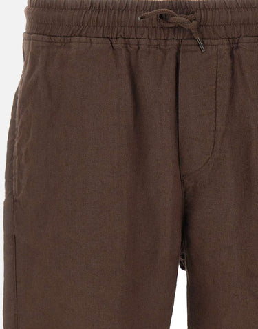COLMAR ORIGINALS Bermuda in lino BROWN Uomo 