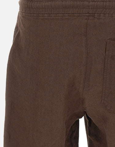 COLMAR ORIGINALS Bermuda in lino BROWN Uomo 