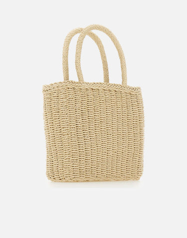 COLMAR ORIGINALS Borsa a mano in rafia BEIGE Donna 
