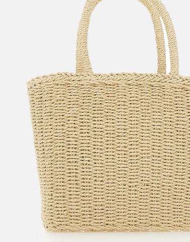 COLMAR ORIGINALS Borsa a mano in rafia BEIGE Donna 