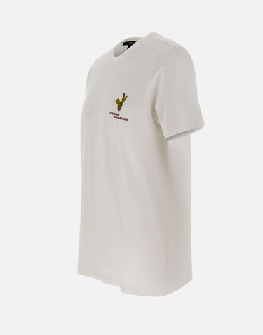 COLMAR ORIGINALS T-shirt con stampa cactus WHITE Uomo 