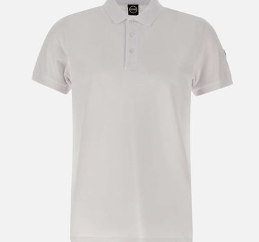 COLMAR ORIGINALS Polo in piqué stretch WHITE Uomo 