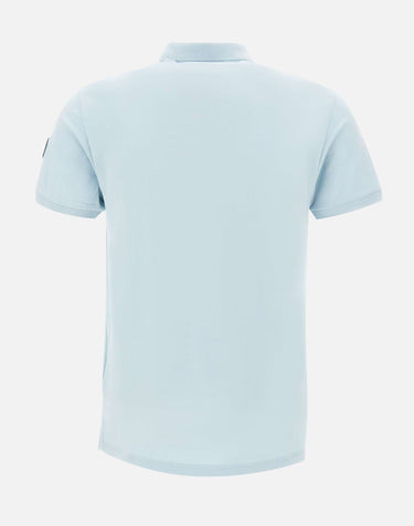 COLMAR ORIGINALS Polo in piqué stretch Light Blue Uomo 