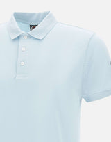 COLMAR ORIGINALS Polo in piqué stretch Light Blue Uomo 