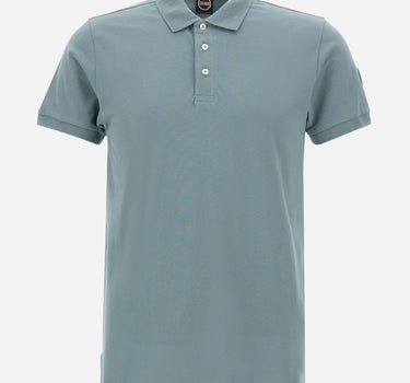 COLMAR ORIGINALS Stretch piqué polo GREEN Uomo 