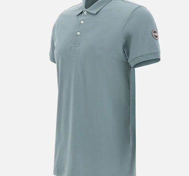 COLMAR ORIGINALS Stretch piqué polo GREEN Uomo 