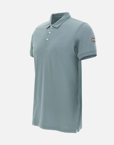 COLMAR ORIGINALS Stretch piqué polo GREEN Uomo 