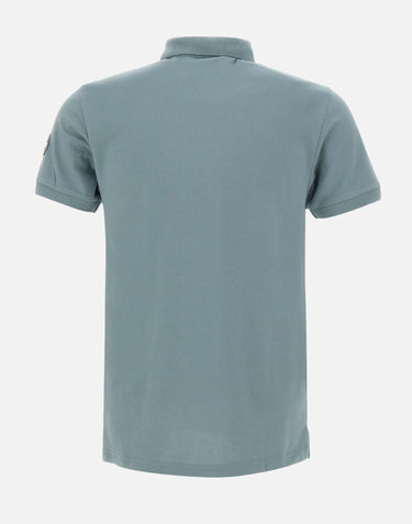 COLMAR ORIGINALS Stretch piqué polo GREEN Uomo 