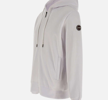 COLMAR ORIGINALS Felpa con cappuccio e zip WHITE Uomo 