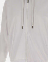 COLMAR ORIGINALS Felpa con cappuccio e zip WHITE Uomo 