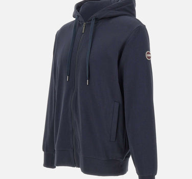 COLMAR ORIGINALS Felpa con cappuccio e zip BLUE Uomo 