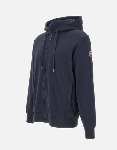 COLMAR ORIGINALS Felpa con cappuccio e zip BLUE Uomo 