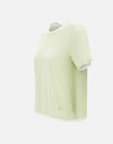 COLMAR ORIGINALS T-shirt con dettagli in tulle YELLOW Donna 