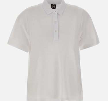 COLMAR ORIGINALS Polo in piqué con spacchetti WHITE Donna 