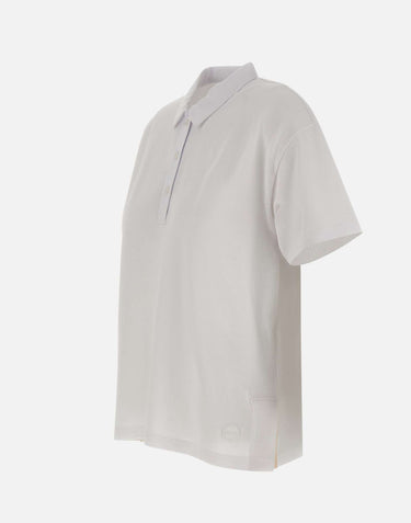 COLMAR ORIGINALS Polo in piqué con spacchetti WHITE Donna 