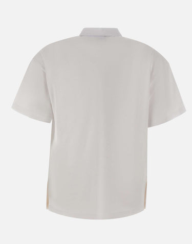 COLMAR ORIGINALS Polo in piqué con spacchetti WHITE Donna 