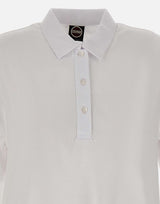 COLMAR ORIGINALS Polo in piqué con spacchetti WHITE Donna 