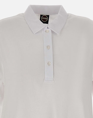 COLMAR ORIGINALS Polo in piqué con spacchetti WHITE Donna 