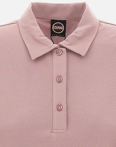 COLMAR ORIGINALS Polo in piqué con spacchetti Pink Donna 