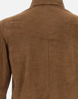 CONCEPT LEATHER Camicia "Marc37 Napoli" BROWN Uomo 