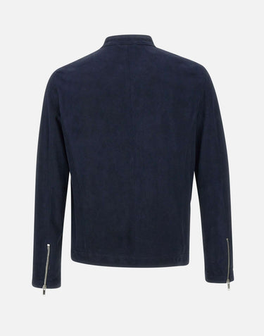 CONCEPT LEATHER Giacca "Siena" BLUE Uomo 