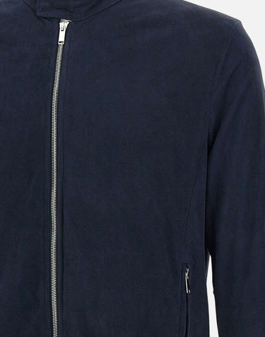 CONCEPT LEATHER Giacca "Siena" BLUE Uomo 