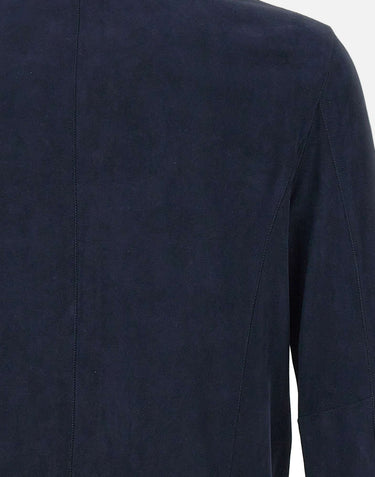 CONCEPT LEATHER Giacca "Siena" BLUE Uomo 