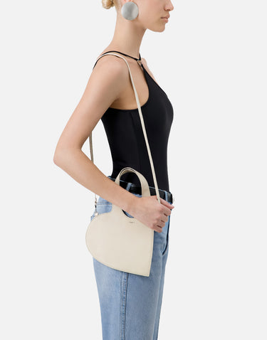 Mini borsa a forma di cuore COPBA93F6066 BEI COPERNI 