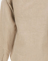 Blusa in lino asimmetrica COPCH52F2060 BEI COPERNI 