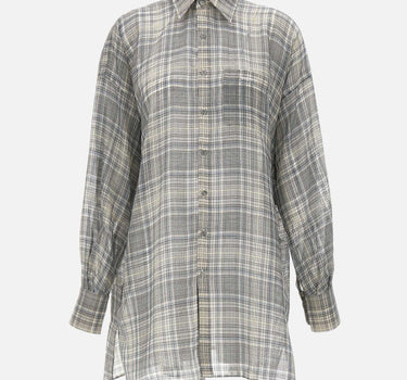 Camicia "Zero Waste checked" COPCH94F2065 GRY COPERNI 