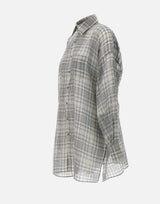 Camicia "Zero Waste checked" COPCH94F2065 GRY COPERNI 