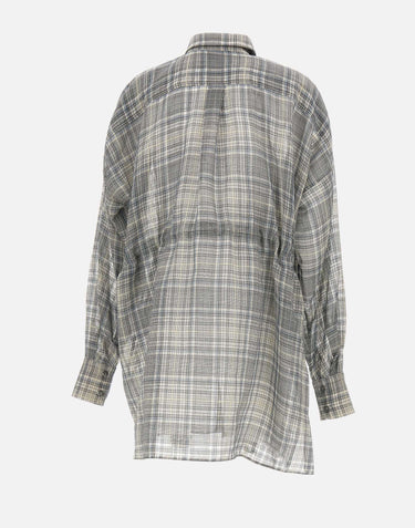 Camicia "Zero Waste checked" COPCH94F2065 GRY COPERNI 