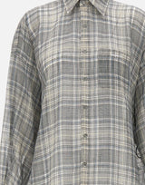 Camicia "Zero Waste checked" COPCH94F2065 GRY COPERNI 