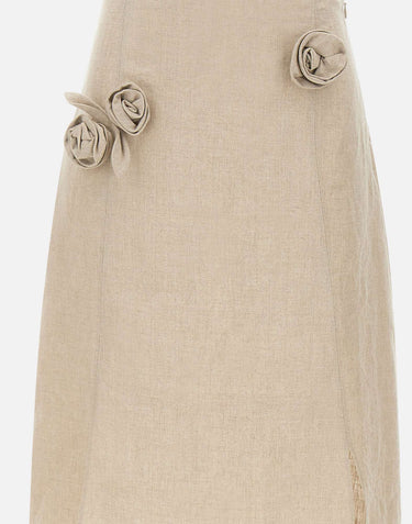 Gonna "Flower" COPJ123F2060 BEI COPERNI 