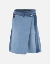 Gonna in denim patchwork COPJ140F2073 BLU COPERNI 