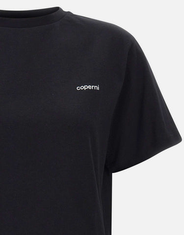 T-shirt boxy con logo COPJS03504 BLACK COPERNI 