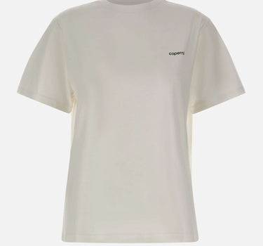 T-shirt boxy con logo COPJS03504 WHITE COPERNI 