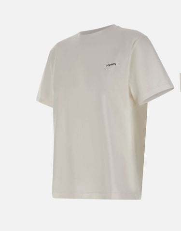 T-shirt boxy con logo COPJS03504 WHITE COPERNI 