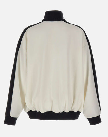 Felpa oversize in misto cotone. COPJS223F3034 WHT COPERNI 