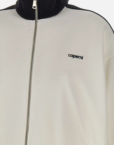 Felpa oversize in misto cotone. COPJS223F3034 WHT COPERNI 