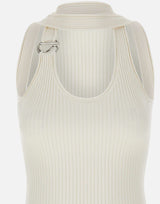 Top a maglia "C-Logo" COPML214Y3025 WHT COPERNI 