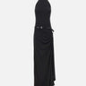 Abito con scollo all'americana sospeso COPR238F5022 BLK COPERNI 