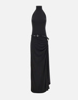 Abito con scollo all'americana sospeso COPR238F5022 BLK COPERNI 