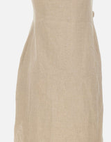 Abito "Flower" in lino COPR272F2060 BEI COPERNI 