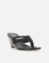 Sandali infradito con zeppa COPSH97F3070 BLK COPERNI 