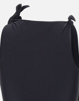 Top asimmetrico con fiore COPT76545 BLK COPERNI 