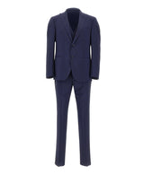 CORNELIANI Abito 3 pezzi in lana e mohair BLUE Uomo 