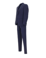 CORNELIANI Abito 3 pezzi in lana e mohair BLUE Uomo 