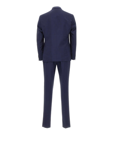 CORNELIANI Abito 3 pezzi in lana e mohair BLUE Uomo 