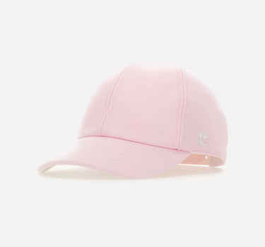 Cappello da baseball "Signature" 125ACT039CO0024 LTPINK COURREGES 